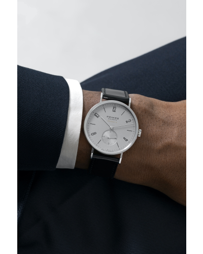 Nomos Glashütte Neomatik 39 Platinum gray, Stainless steal back (horloges)